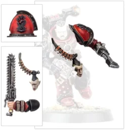 W40k : Space Marines du Chaos - Améliorations et Décalcos Red Corsairs