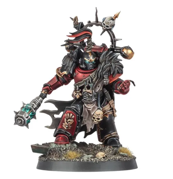 W40k - Space Marines du Chaos - Capitaine-écumeur Red Corsair