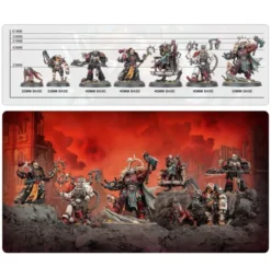 W40K - Space Marines du Chaos - Huron Blackheart et les Maîtres du Maelström