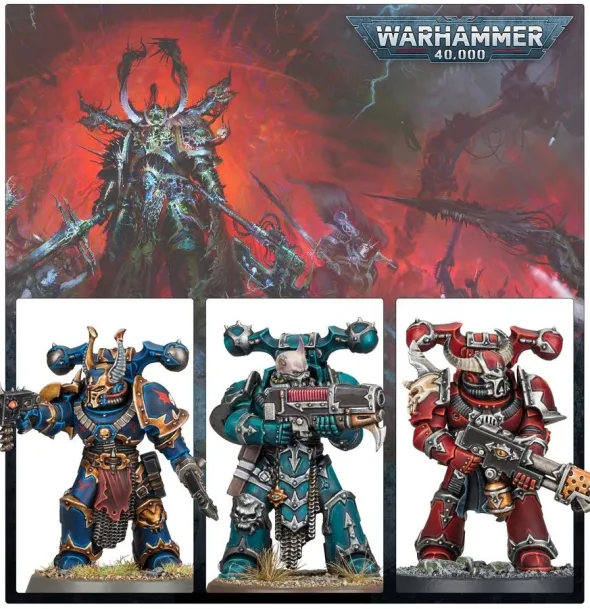 W40k : Space Marines du Chaos - Légionnaires