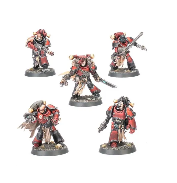 W40k : Space Marines du Chaos - Pillards Red Corsairs