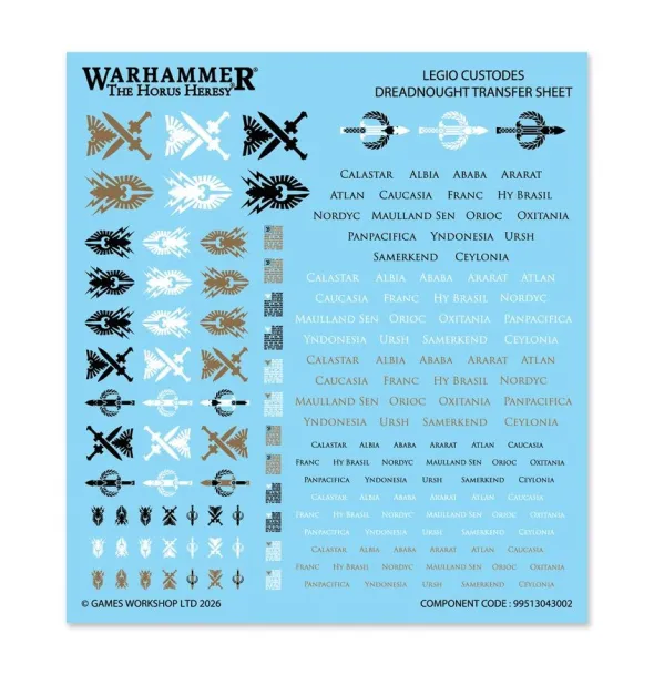 W40K / The Horus Heresy : Custodes - Dreadnought Lourd Telemon