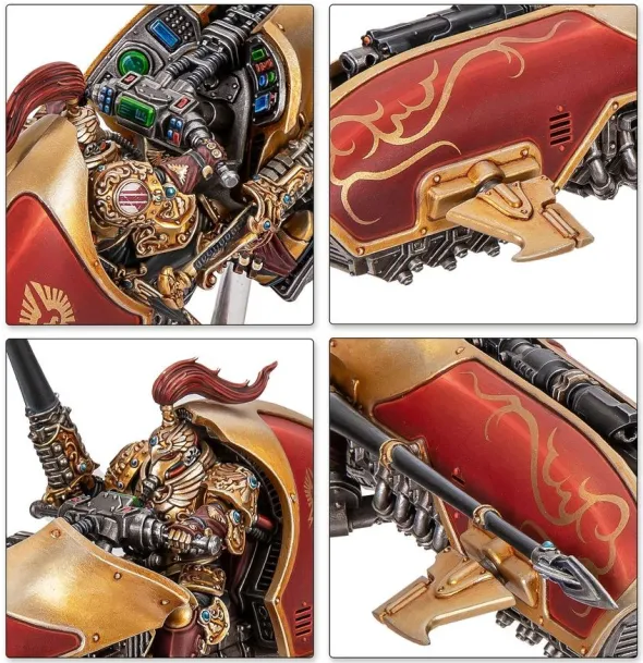 W40K / The Horus Heresy : Custodes - Sodalité de Motojets Gyrfalcon