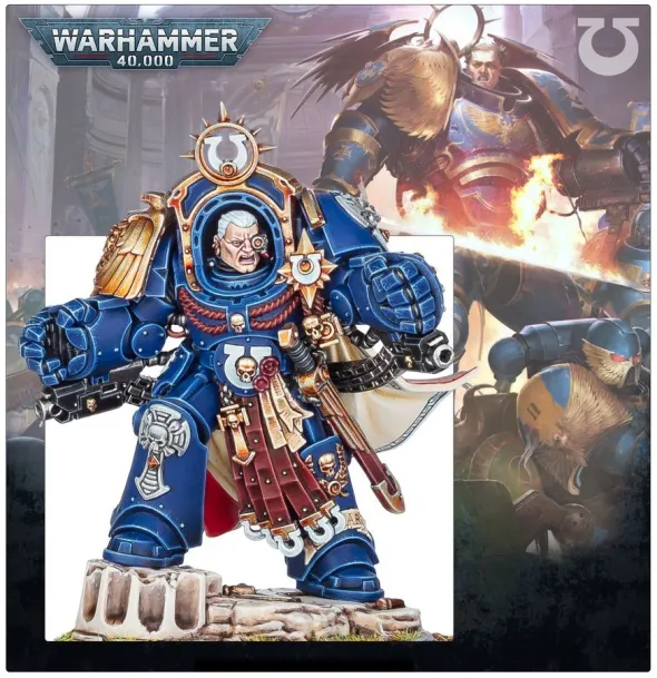 W40K : Ultramarines - Marneus Calgar en Armure d'Antilochus