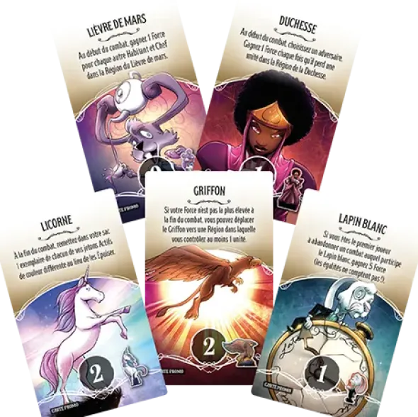 Wonderland's War - Cartes promo