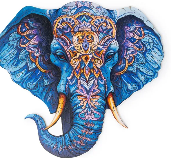 Wooden Jigsaw Puzzle - Elephant