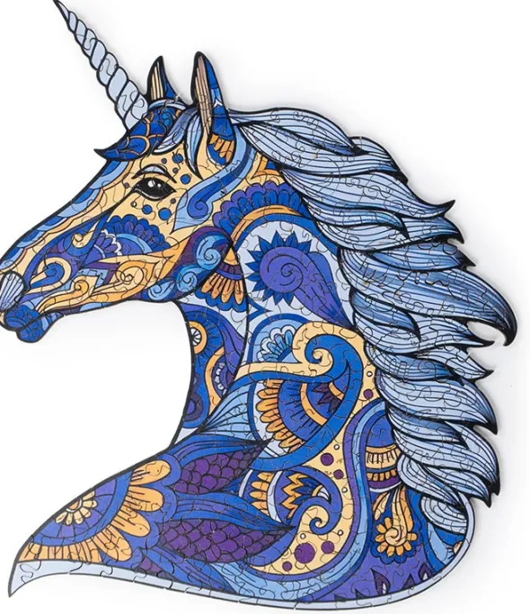 Wooden Jigsaw Puzzle - Unicorn