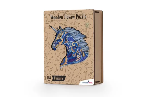 Wooden Jigsaw Puzzle - Unicorn