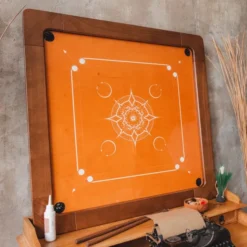 Woodestic Carrom Set (Hêtre vapeur - Noyer)