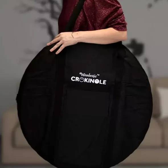 Woodestic Crokinole Tournament Carry Case (Noir)