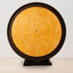 Woodestic Crokinole Tournament Set (Hêtre vapeur - Chocolat noir)