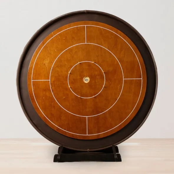 Woodestic Crokinole Tournament Set (Noyer - Dark Chocolate))