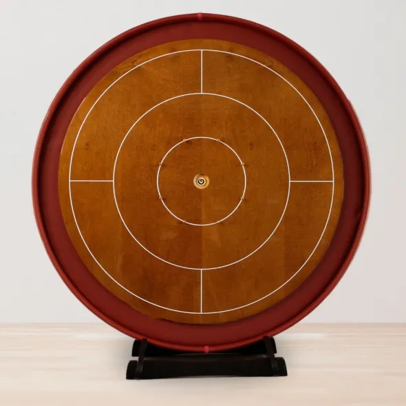 Woodestic Crokinole Tournament (Noyer - Cramoisi)