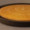 Woodestic Crokinole Travel Set (Hêtre vapeur - Chocolat noir)