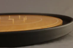 Woodestic Crokinole Travel Set (Hêtre vapeur - Chocolat noir)
