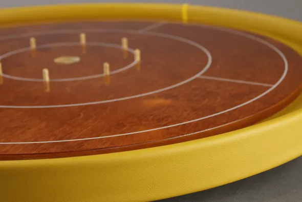 Woodestic Crokinole Travel Set (Cerisier - Ambre)