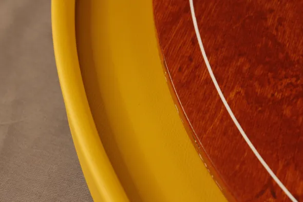 Woodestic Crokinole Travel Set (Cerisier - Ambre)