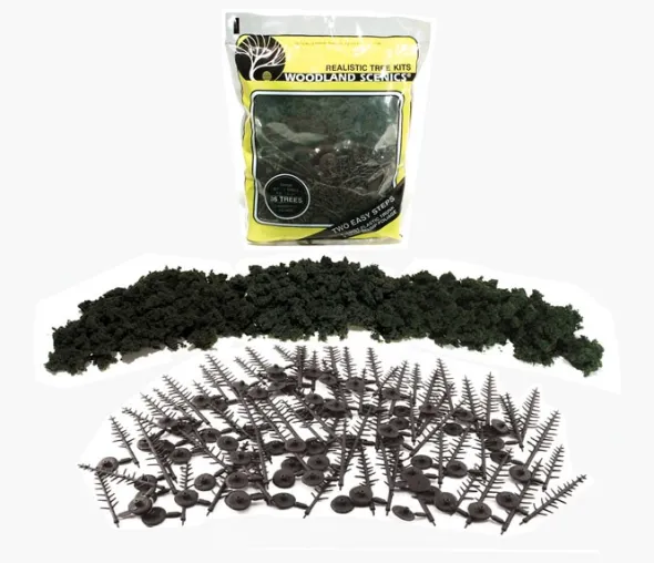 Woodland Scenics - Conifer Green : 15-20 cm