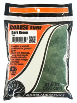 Woodland Scenics - Flocage Épais en Sachet Dark Green