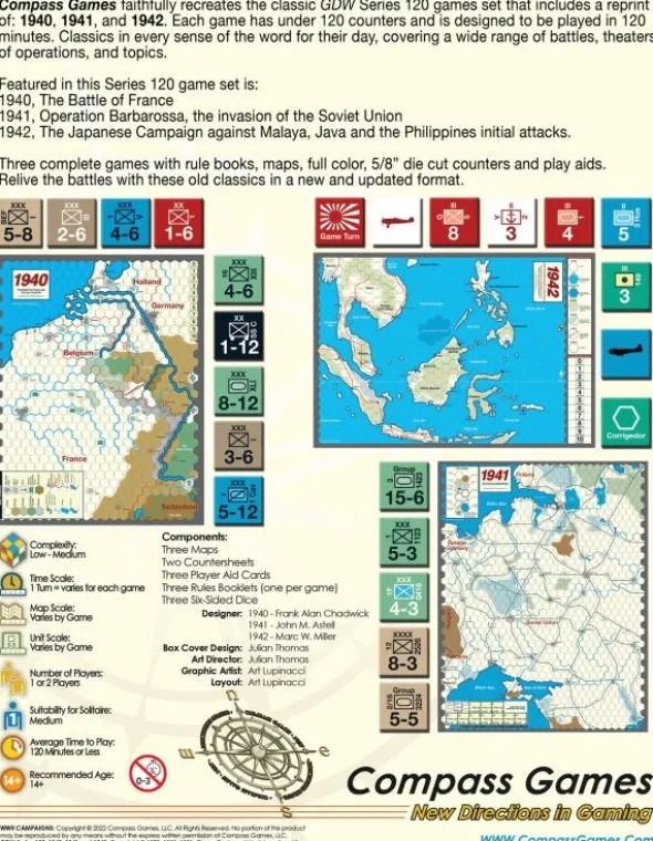 WWII Campaigns: 1940 1941 and 1942