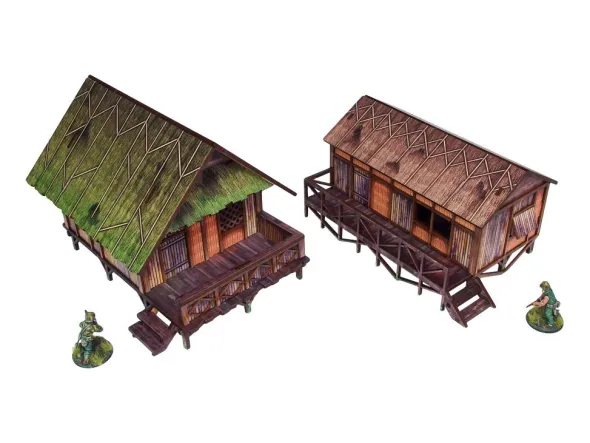 WW2 - Pacific Jungle Huts