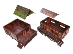 WW2 - Pacific Jungle Huts