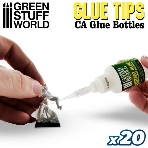 20x Pointes de Précision pour Colle Cyanoacrylate