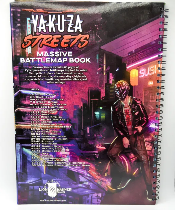 Yakuza Streets - Livre de cartes de bataille Cyberpunk