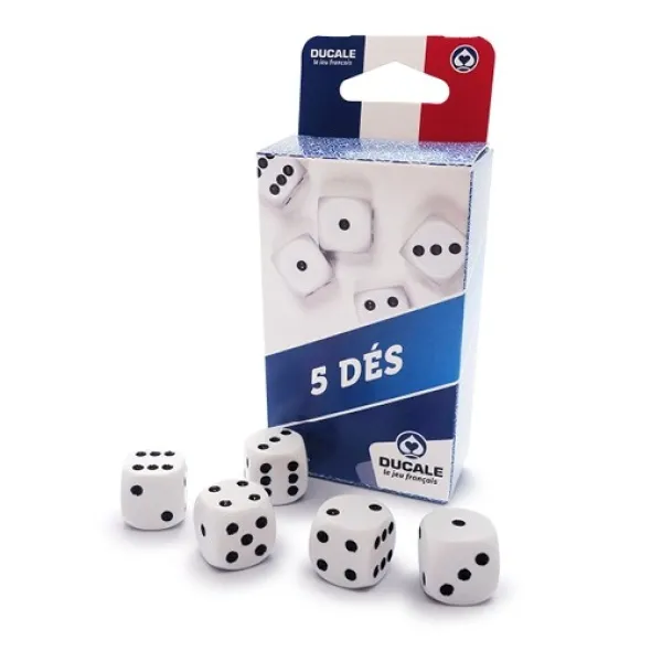 Yam's : Boite de 5 dés 18 mm