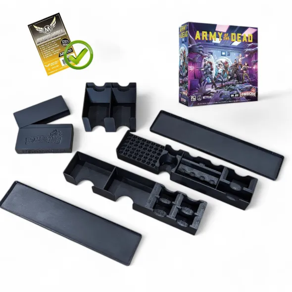 Zombicide Army of the Dead - Insert rangement noir compatible