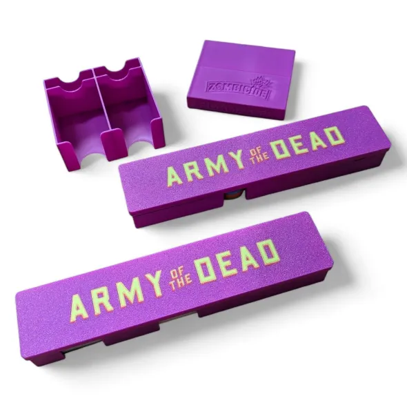 Zombicide Army of the Dead - Insert rangement fuschia compatible