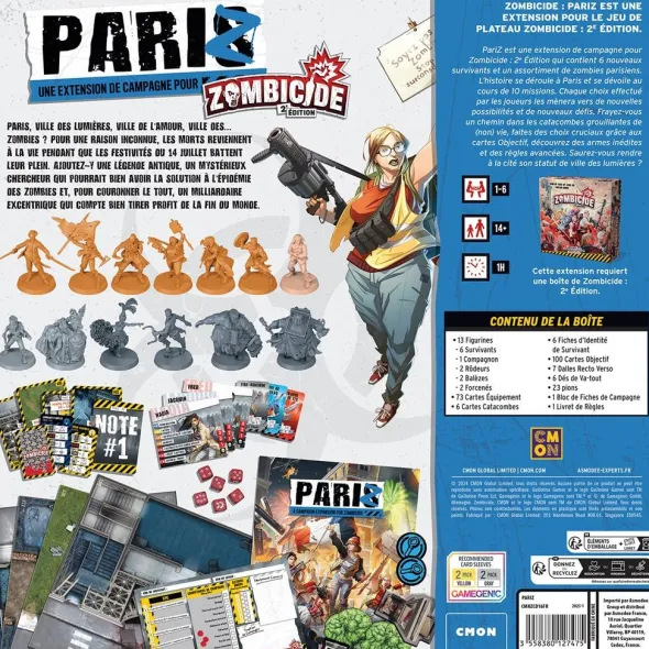 Zombicide - 2ème Edition - PariZ